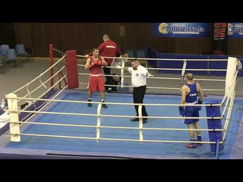 Boxing 05-02-2020(75kg)GIORGI Kharabadze VS BLUE BIROL Aygun TUR მეოთხედფინალი უნგრეთის ქ.დებრეცენში